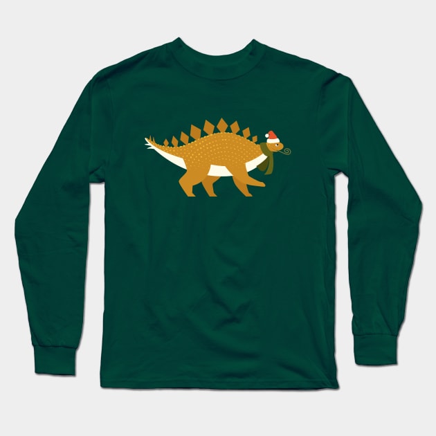 Stegosaurus Long Sleeve T-Shirt by RainbowAndJackson